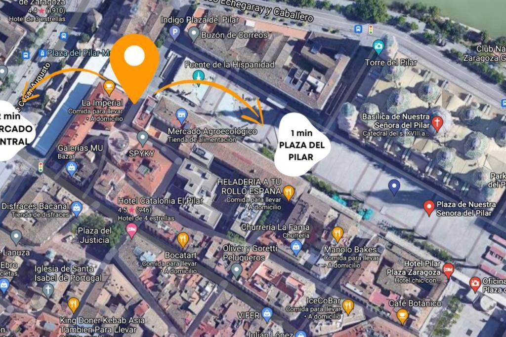 Apartamento Unico En Plaza Del Pilar Σαραγόσα Εξωτερικό φωτογραφία